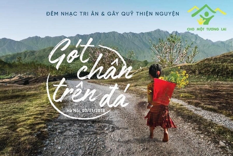 Đêm nhạc tri ân và gây quỹ từ thiện “Gót chân trên đá”